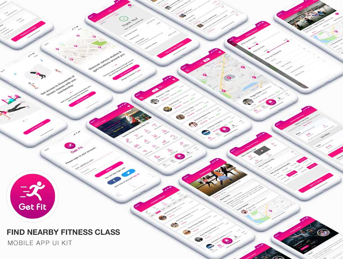 Fitness Classes App Solution